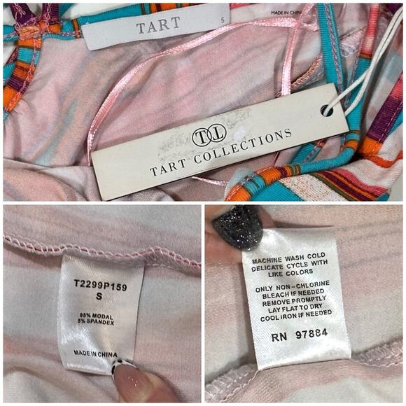 Tart Wynn Maxi Summer Dress Women's Size S Multicolor Spaghetti's Strap $159 - Picture 7 of 7